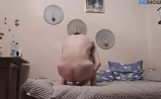 Horny Guy Gets Fucked by Giant Dildo
